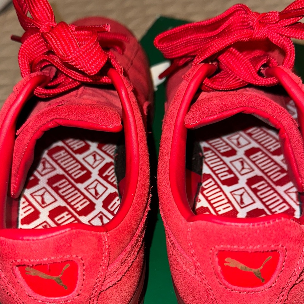 Puma Classic Red Sneakers Men 8 1/2 - Picture 3 of 6